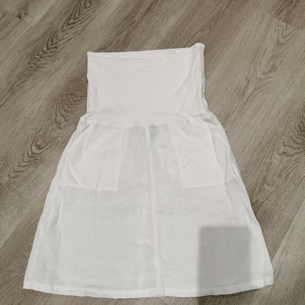 MNG white cotton Sport  skirt with pockets